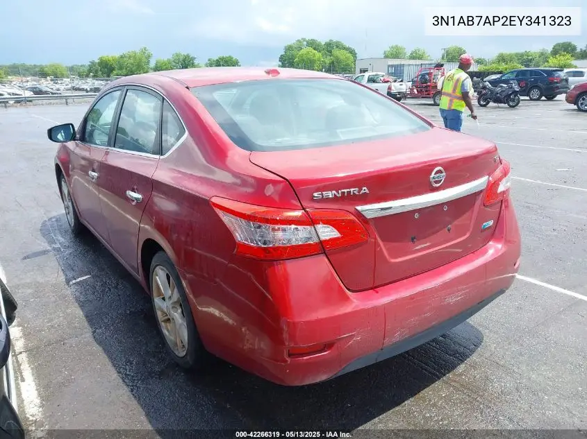 2014 Nissan Sentra Sl VIN: 3N1AB7AP2EY341323 Lot: 42266319