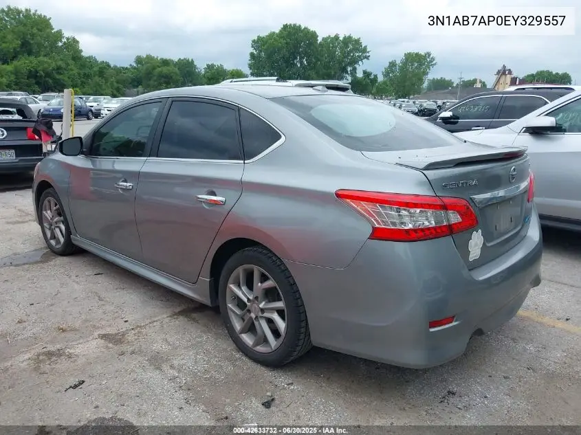 3N1AB7AP0EY329557 2014 Nissan Sentra Sr