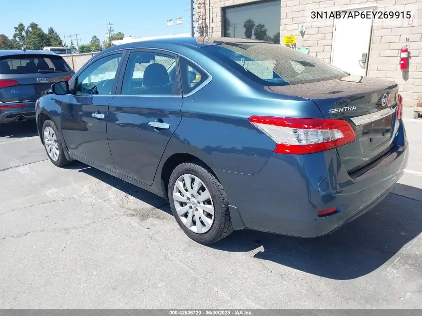 3N1AB7AP6EY269915 2014 Nissan Sentra S
