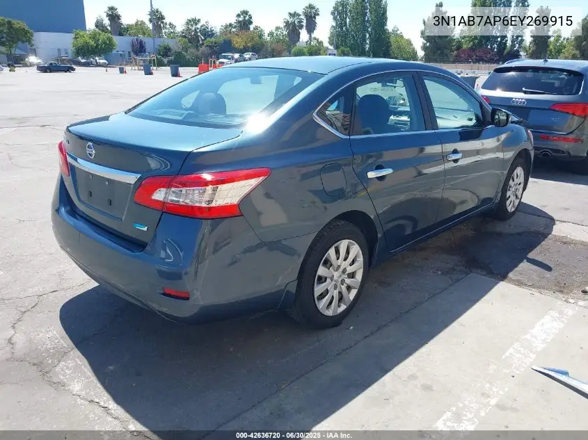 3N1AB7AP6EY269915 2014 Nissan Sentra S