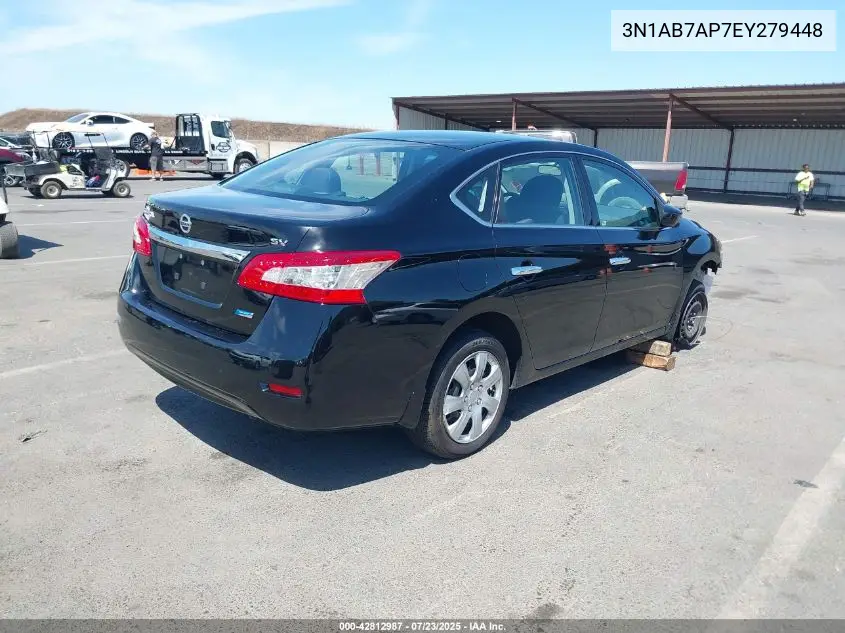 2014 Nissan Sentra Sv VIN: 3N1AB7AP7EY279448 Lot: 42812987