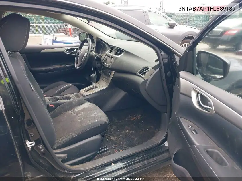 2015 Nissan Sentra Sv VIN: 3N1AB7AP1FL689189 Lot: 42648616