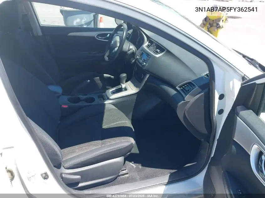 2015 Nissan Sentra Fe+ S VIN: 3N1AB7AP5FY362541 Lot: 42797054