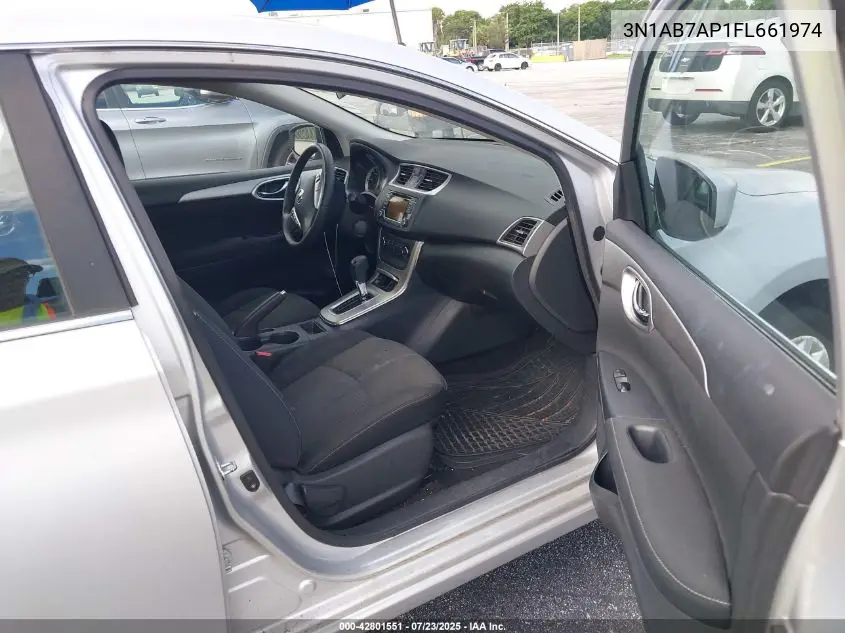 2015 Nissan Sentra Fe+ S/S/Sl/Sr/Sv VIN: 3N1AB7AP1FL661974 Lot: 42801551
