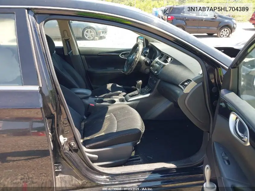 2017 Nissan Sentra Sv VIN: 3N1AB7AP5HL704389 Lot: 42799885