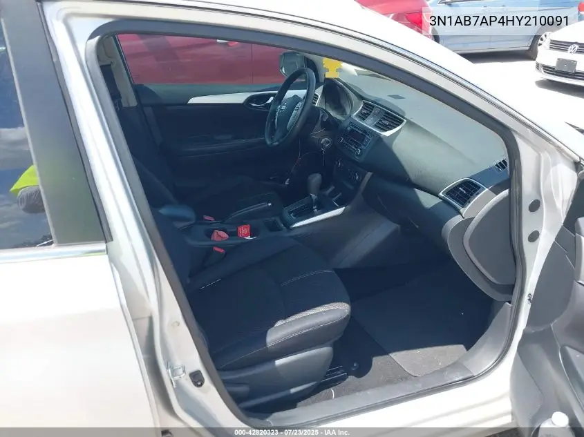 2017 Nissan Sentra S VIN: 3N1AB7AP4HY210091 Lot: 42820323