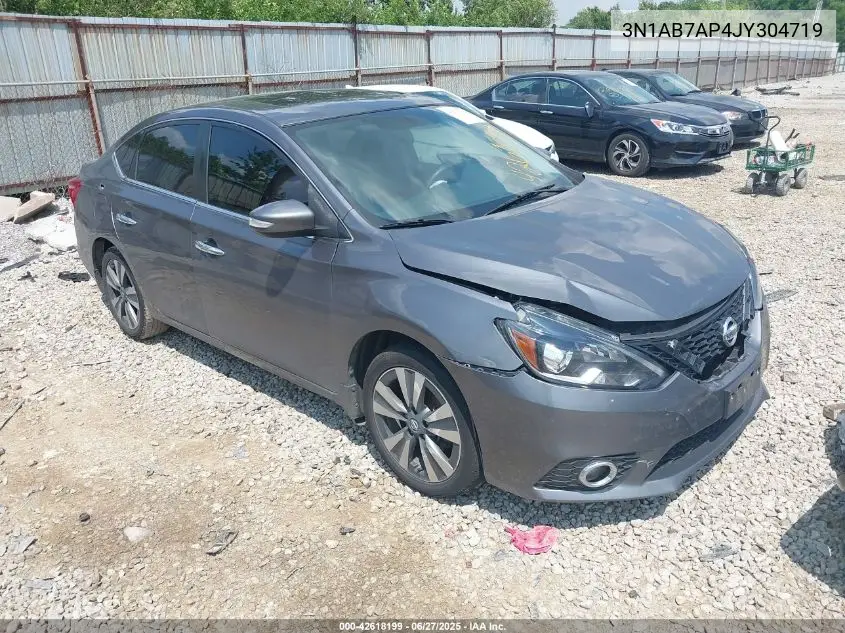 2018 Nissan Sentra Sl VIN: 3N1AB7AP4JY304719 Lot: 42618199