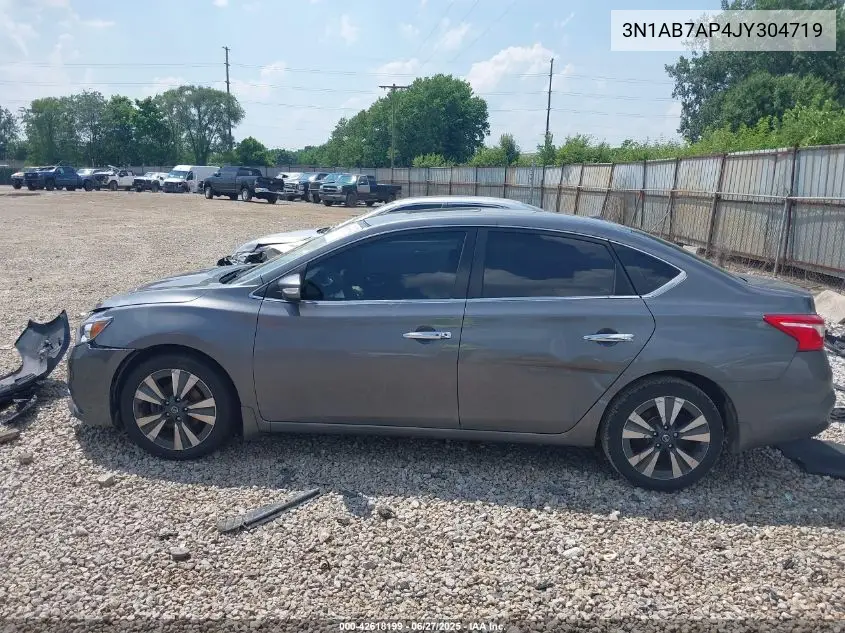 2018 Nissan Sentra Sl VIN: 3N1AB7AP4JY304719 Lot: 42618199