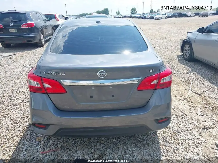 2018 Nissan Sentra Sl VIN: 3N1AB7AP4JY304719 Lot: 42618199