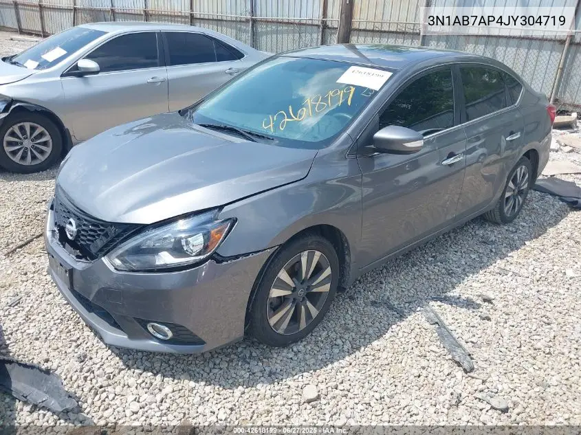 2018 Nissan Sentra Sl VIN: 3N1AB7AP4JY304719 Lot: 42618199