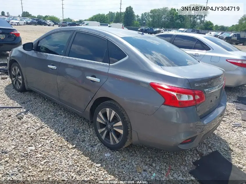 2018 Nissan Sentra Sl VIN: 3N1AB7AP4JY304719 Lot: 42618199