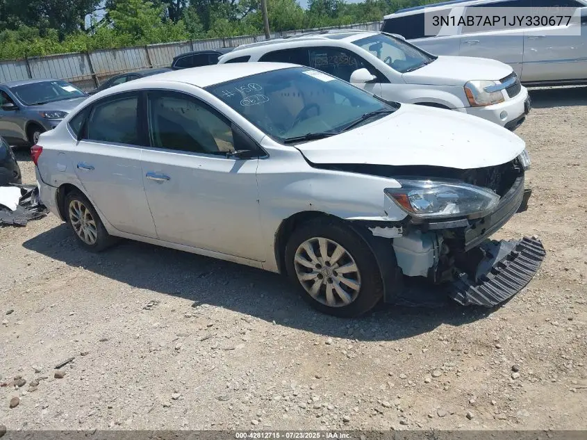 2018 Nissan Sentra S VIN: 3N1AB7AP1JY330677 Lot: 42812715