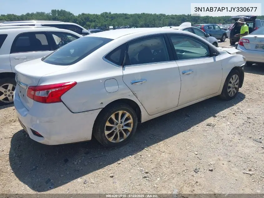 2018 Nissan Sentra S VIN: 3N1AB7AP1JY330677 Lot: 42812715