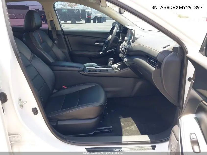 2021 Nissan Sentra Sr Xtronic Cvt VIN: 3N1AB8DVXMY291897 Lot: 42244293
