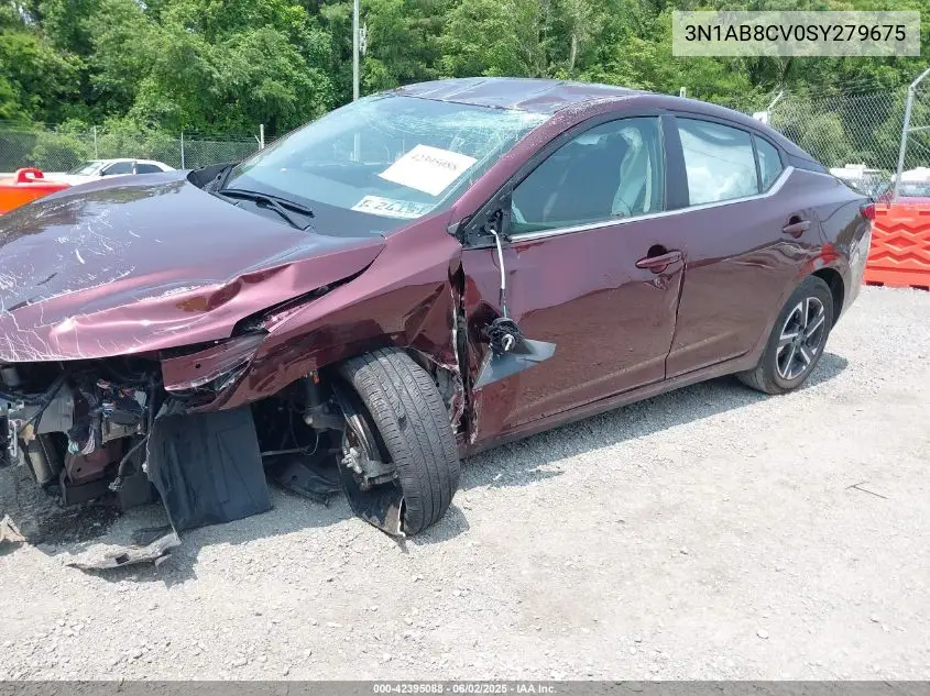 2025 Nissan Sentra Sv VIN: 3N1AB8CV0SY279675 Lot: 42395088