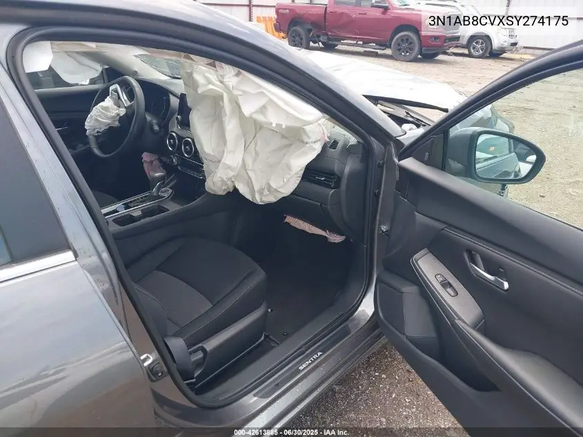 2025 Nissan Sentra Sv VIN: 3N1AB8CVXSY274175 Lot: 42613885