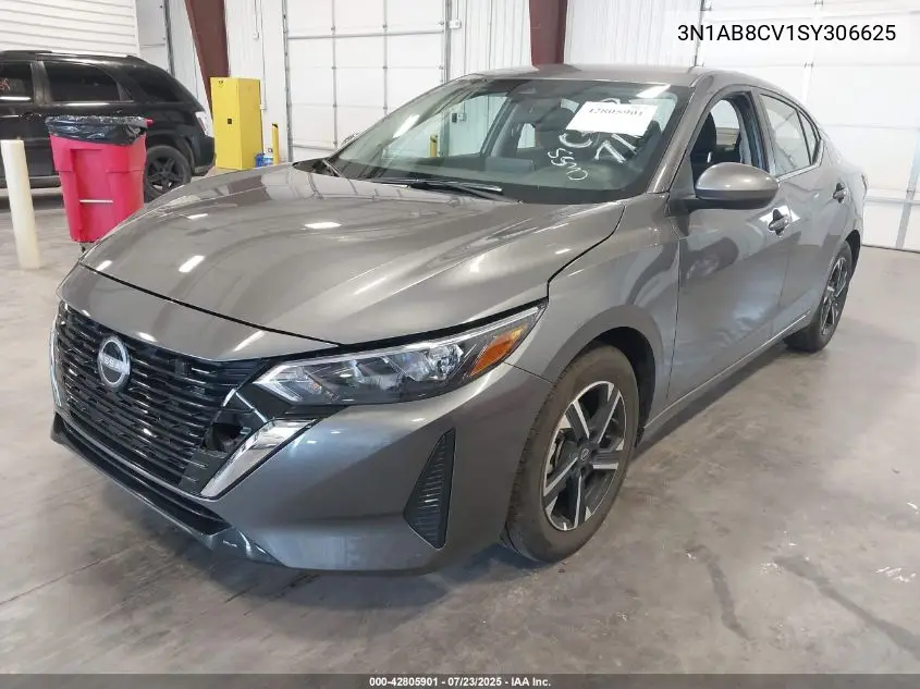 2025 Nissan Sentra Sv VIN: 3N1AB8CV1SY306625 Lot: 42805901