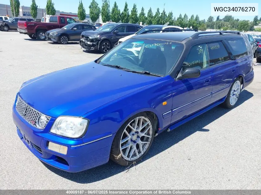 1999 Nissan Stagea VIN: WGC34076270 Lot: 40005187