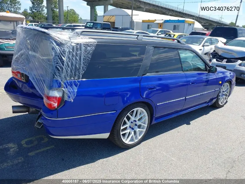 1999 Nissan Stagea VIN: WGC34076270 Lot: 40005187