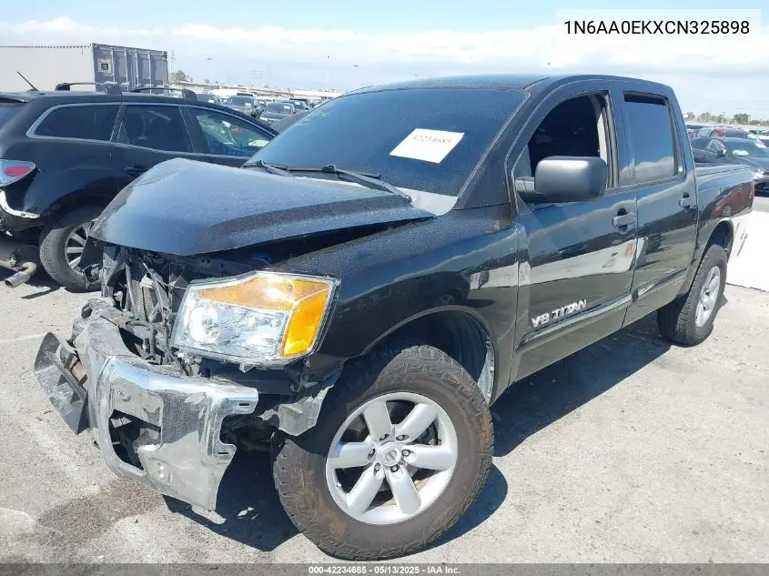 2012 Nissan Titan Sv VIN: 1N6AA0EKXCN325898 Lot: 42234685