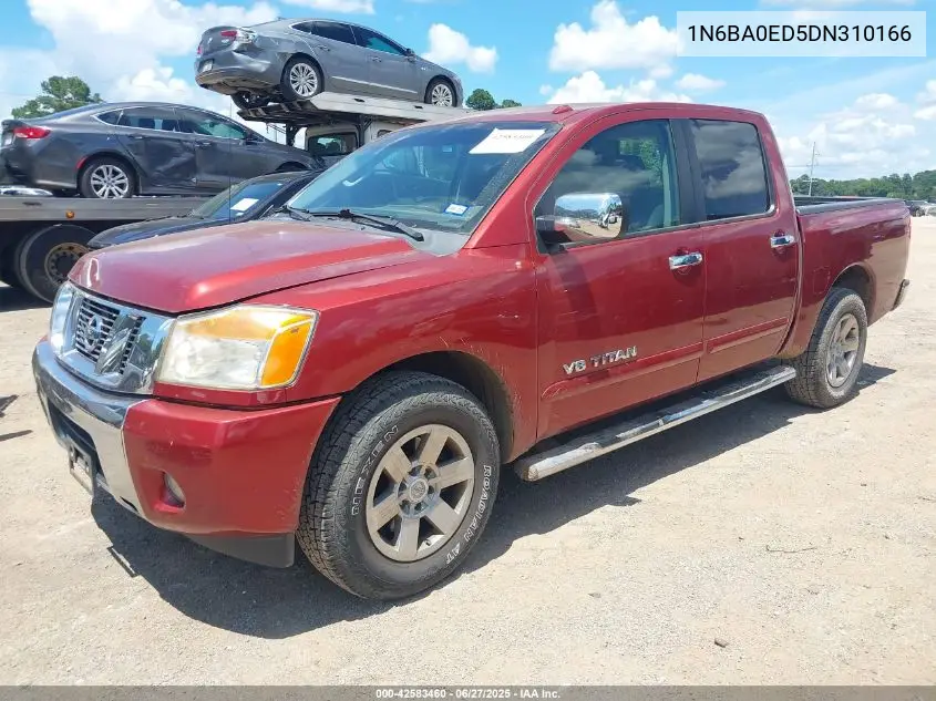 2013 Nissan Titan Sv VIN: 1N6BA0ED5DN310166 Lot: 42583460