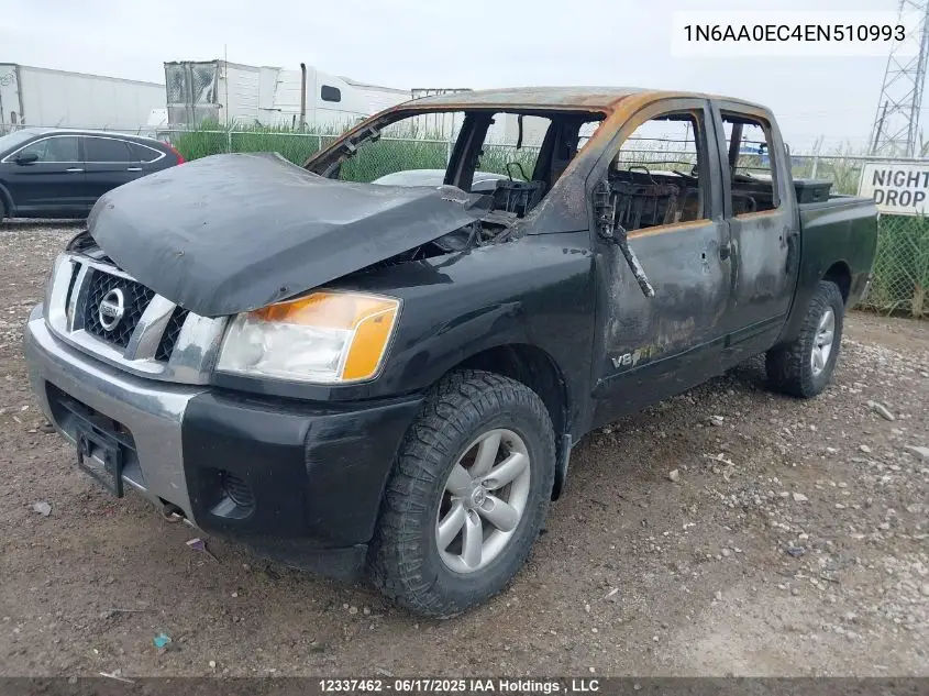 2014 Nissan Titan S/Sv/Sl/Pro-4X VIN: 1N6AA0EC4EN510993 Lot: 12337462