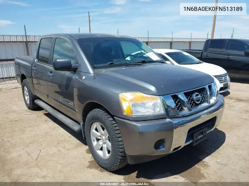 2015 Nissan Titan Sv VIN: 1N6BA0EK0FN513189 Lot: 42615857