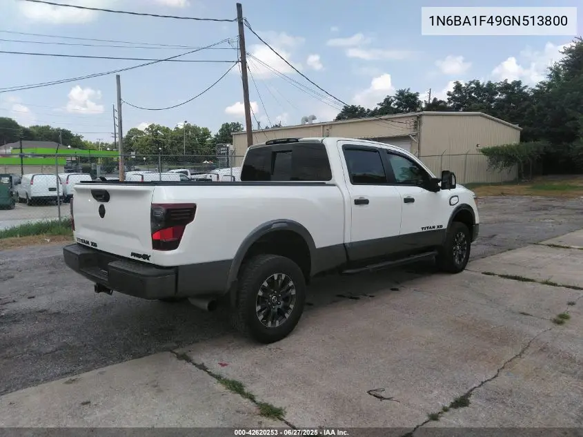 2016 Nissan Titan Xd VIN: 1N6BA1F49GN513800 Lot: 42620253