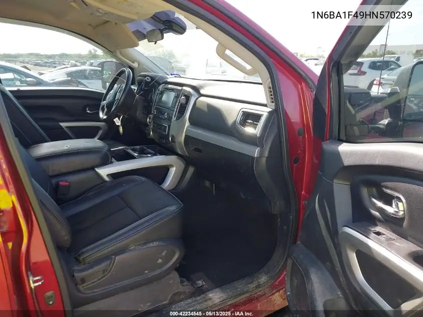 2017 Nissan Titan Xd Pro-4X Diesel VIN: 1N6BA1F49HN570239 Lot: 42234545