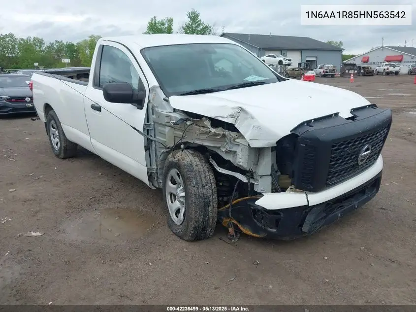 2017 Nissan Titan S VIN: 1N6AA1R85HN563542 Lot: 42236499