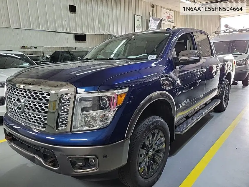 2017 Nissan Titan Sv/Sl/Pro-4X/Plat Res VIN: 1N6AA1E55HN504664 Lot: 42271701