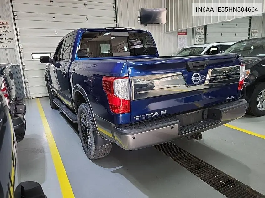 2017 Nissan Titan Sv/Sl/Pro-4X/Plat Res VIN: 1N6AA1E55HN504664 Lot: 42271701