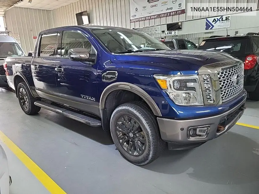 2017 Nissan Titan Sv/Sl/Pro-4X/Plat Res VIN: 1N6AA1E55HN504664 Lot: 42271701