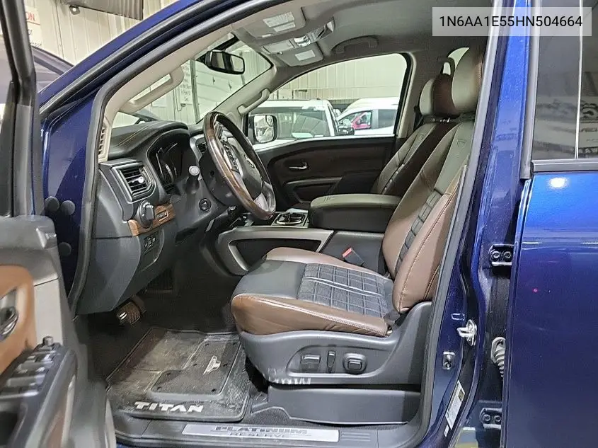 2017 Nissan Titan Sv/Sl/Pro-4X/Plat Res VIN: 1N6AA1E55HN504664 Lot: 42271701