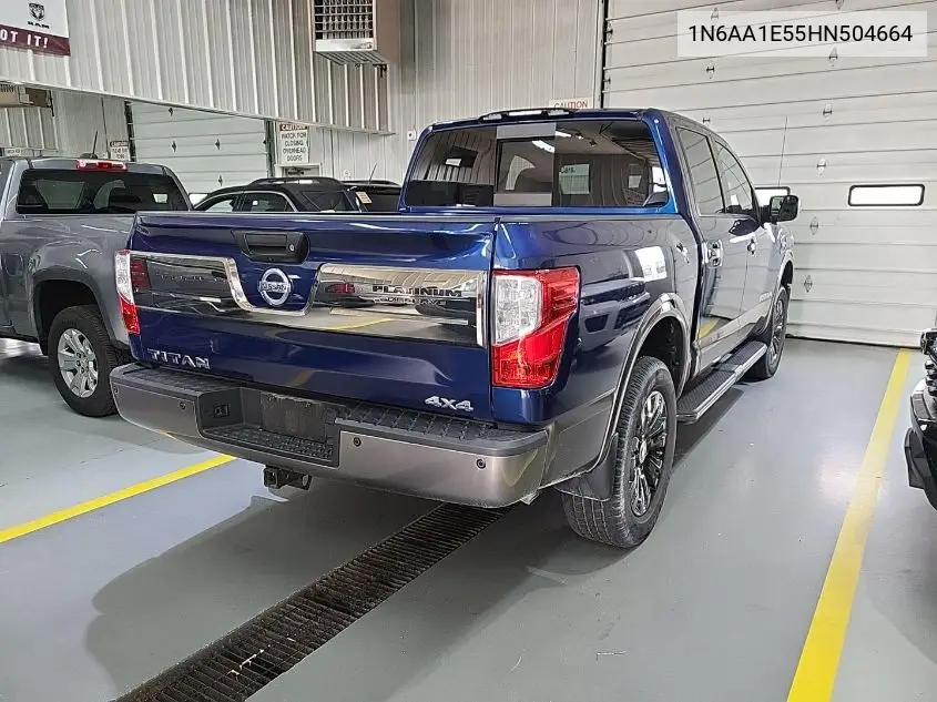 2017 Nissan Titan Sv/Sl/Pro-4X/Plat Res VIN: 1N6AA1E55HN504664 Lot: 42271701