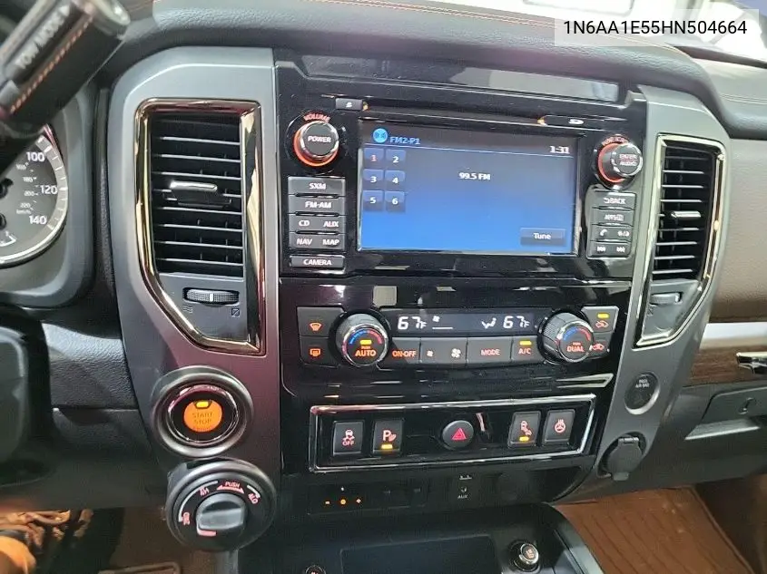 1n6aa1e55hn504664 1N6AA1E55HN504664 2017 Nissan Titan Platinum Reserve