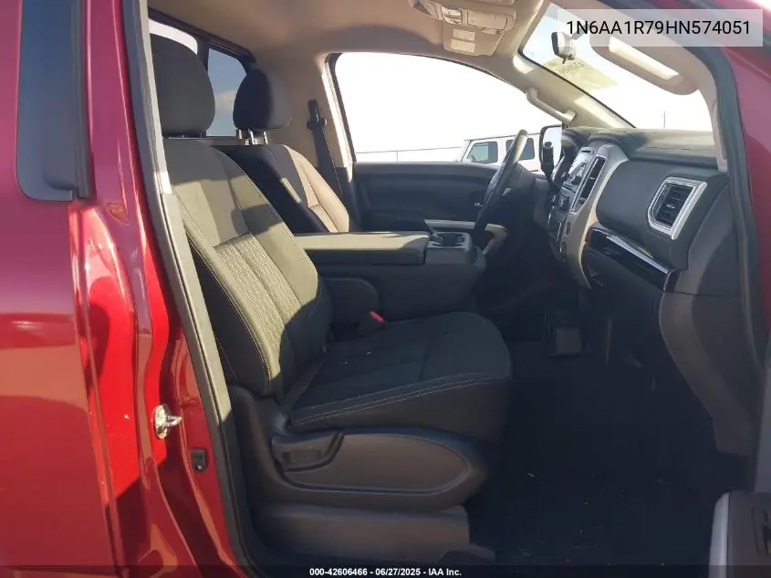 2017 Nissan Titan Sv VIN: 1N6AA1R79HN574051 Lot: 42606466
