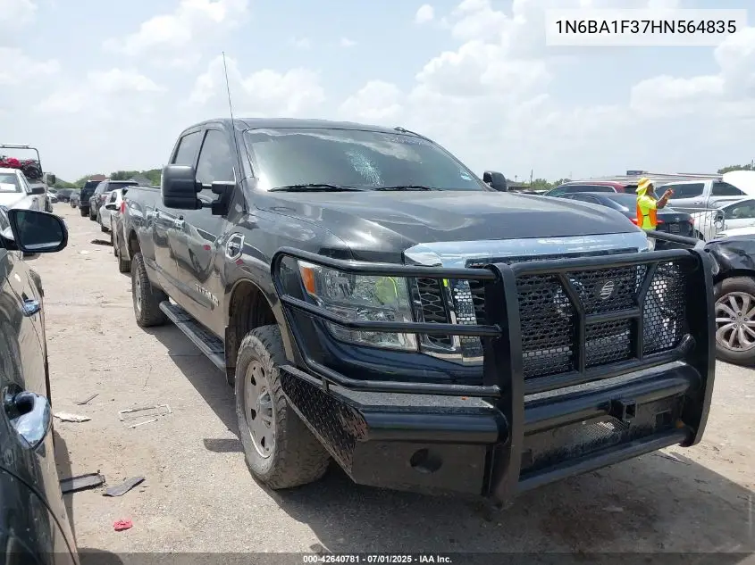 2017 Nissan Titan Xd Sv Diesel VIN: 1N6BA1F37HN564835 Lot: 42640781