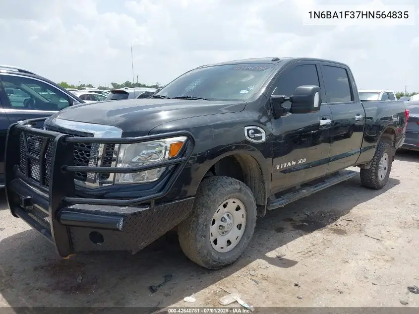 2017 Nissan Titan Xd Sv Diesel VIN: 1N6BA1F37HN564835 Lot: 42640781