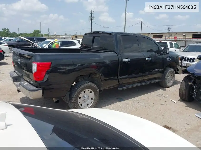 2017 Nissan Titan Xd Sv Diesel VIN: 1N6BA1F37HN564835 Lot: 42640781