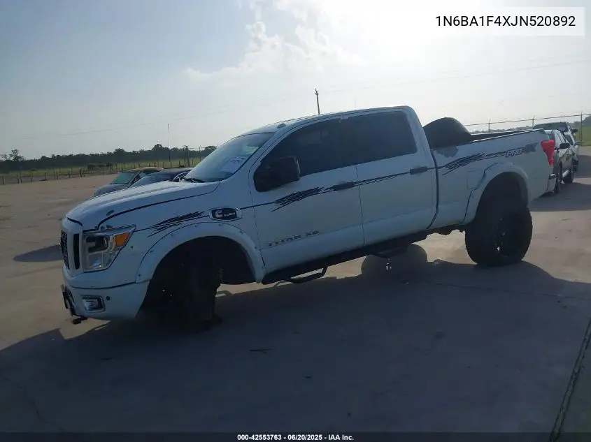 2018 Nissan Titan Xd Pro-4X Diesel VIN: 1N6BA1F4XJN520892 Lot: 42553763