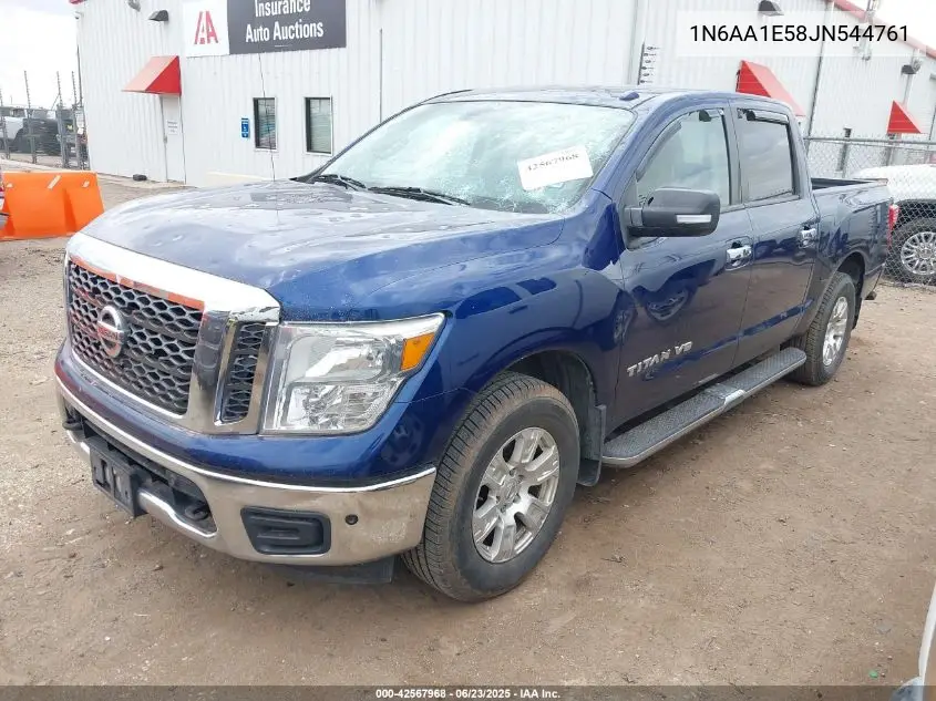 2018 Nissan Titan Sv VIN: 1N6AA1E58JN544761 Lot: 42567968
