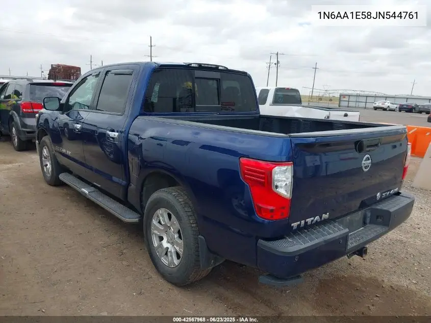 2018 Nissan Titan Sv VIN: 1N6AA1E58JN544761 Lot: 42567968