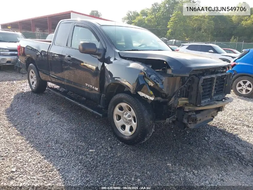 2018 Nissan Titan S VIN: 1N6AA1CJ3JN549706 Lot: 42576550