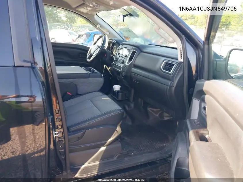 2018 Nissan Titan S VIN: 1N6AA1CJ3JN549706 Lot: 42576550