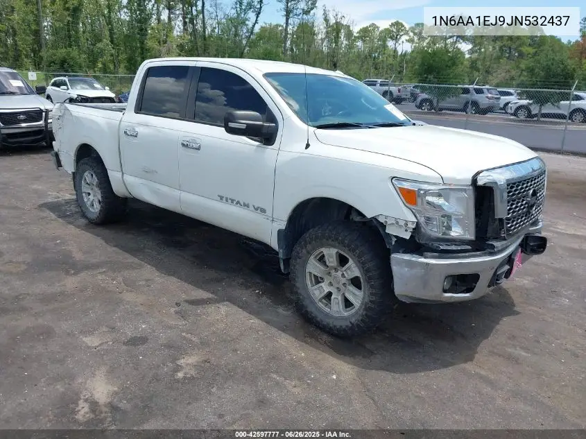 2018 Nissan Titan Sv VIN: 1N6AA1EJ9JN532437 Lot: 42597777