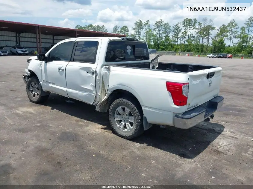 2018 Nissan Titan Sv VIN: 1N6AA1EJ9JN532437 Lot: 42597777
