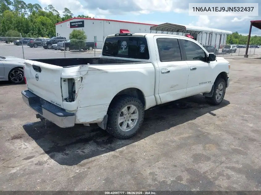 2018 Nissan Titan Sv VIN: 1N6AA1EJ9JN532437 Lot: 42597777