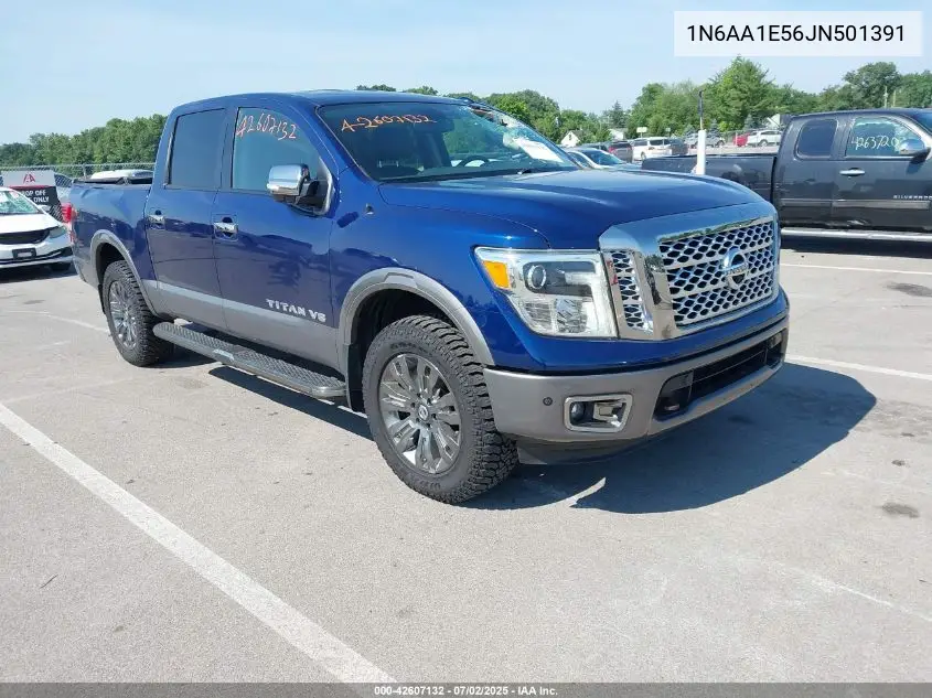 2018 Nissan Titan Platinum Reserve VIN: 1N6AA1E56JN501391 Lot: 42607132
