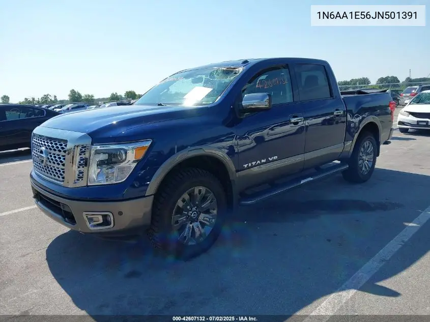 2018 Nissan Titan Platinum Reserve VIN: 1N6AA1E56JN501391 Lot: 42607132